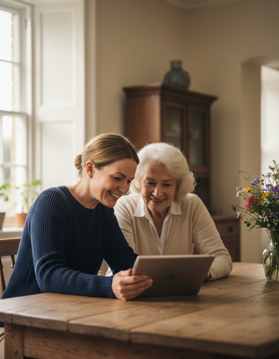 Friendly technology support at home