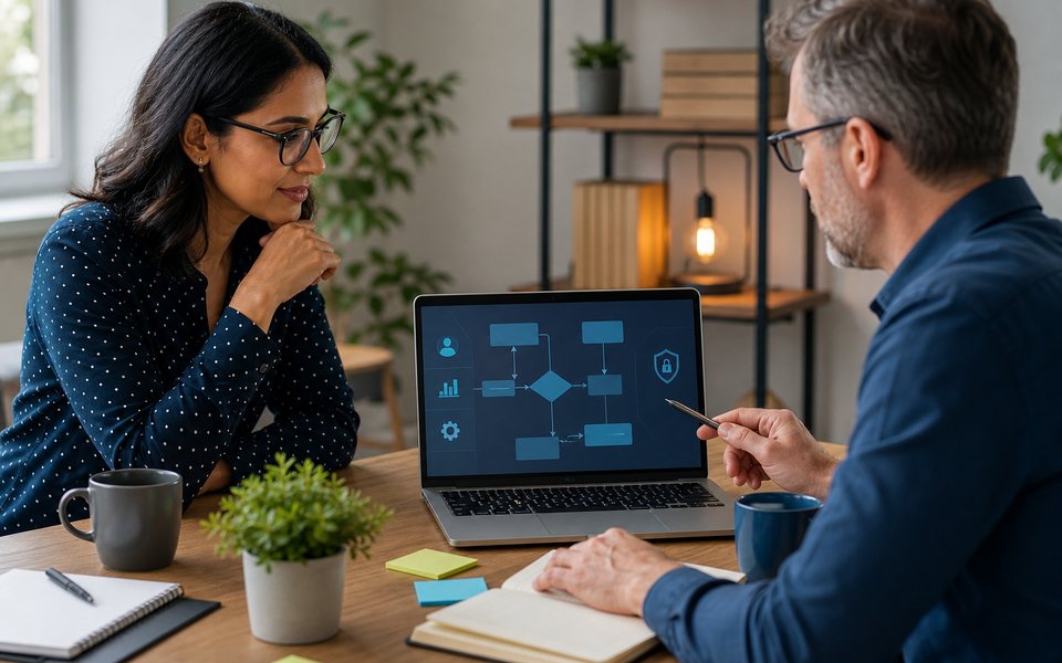 Business process improvement with AI support
