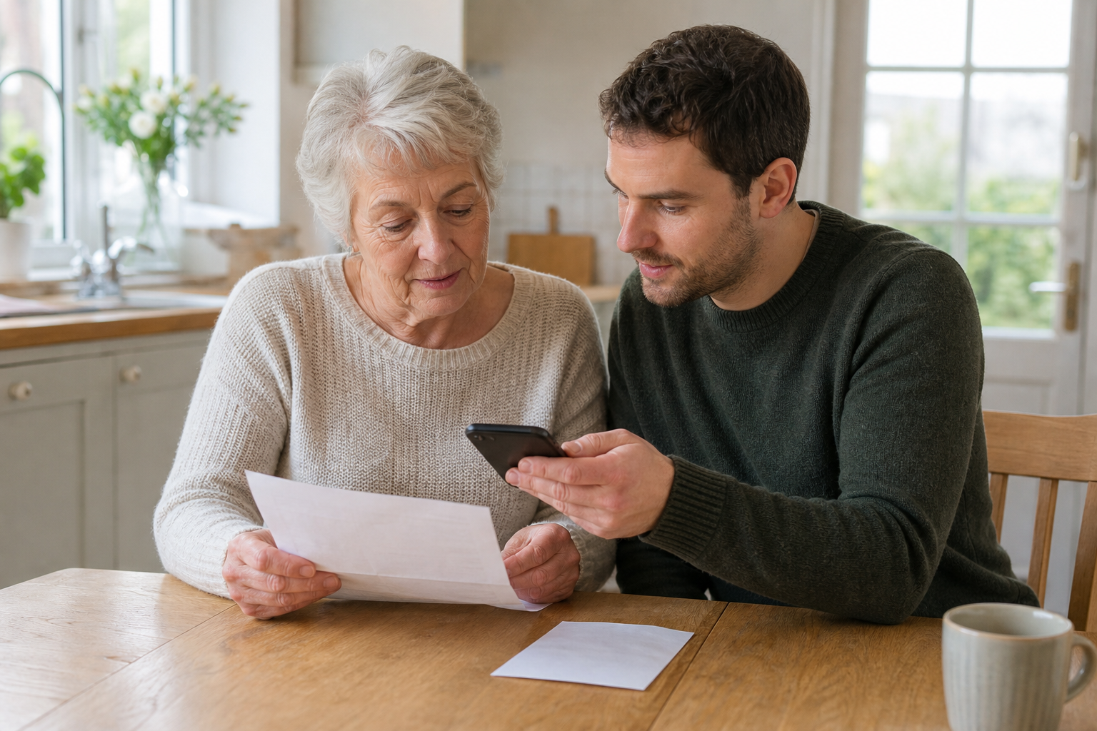 How to scan a paper letter or form with your phone and send it by email or WhatsApp